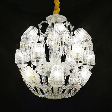 Ovid Sphere Classic Crystal Chandelier 24 Lights - Camilalamps - ILM0927