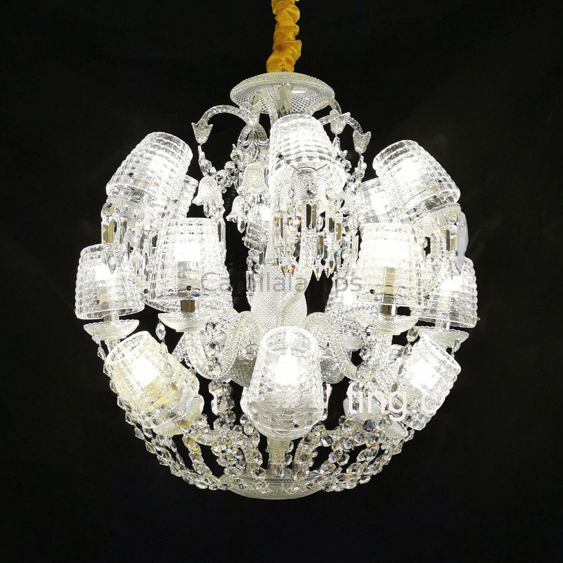 Ovid Sphere Classic Crystal Chandelier 24 Lights - Camilalamps - ILC0927