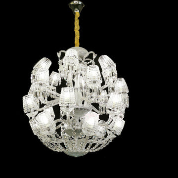 Ovid Sphere Classic K9 Crystal Luxury Chandelier 18 Lights - Camilalamps - CA - 0044