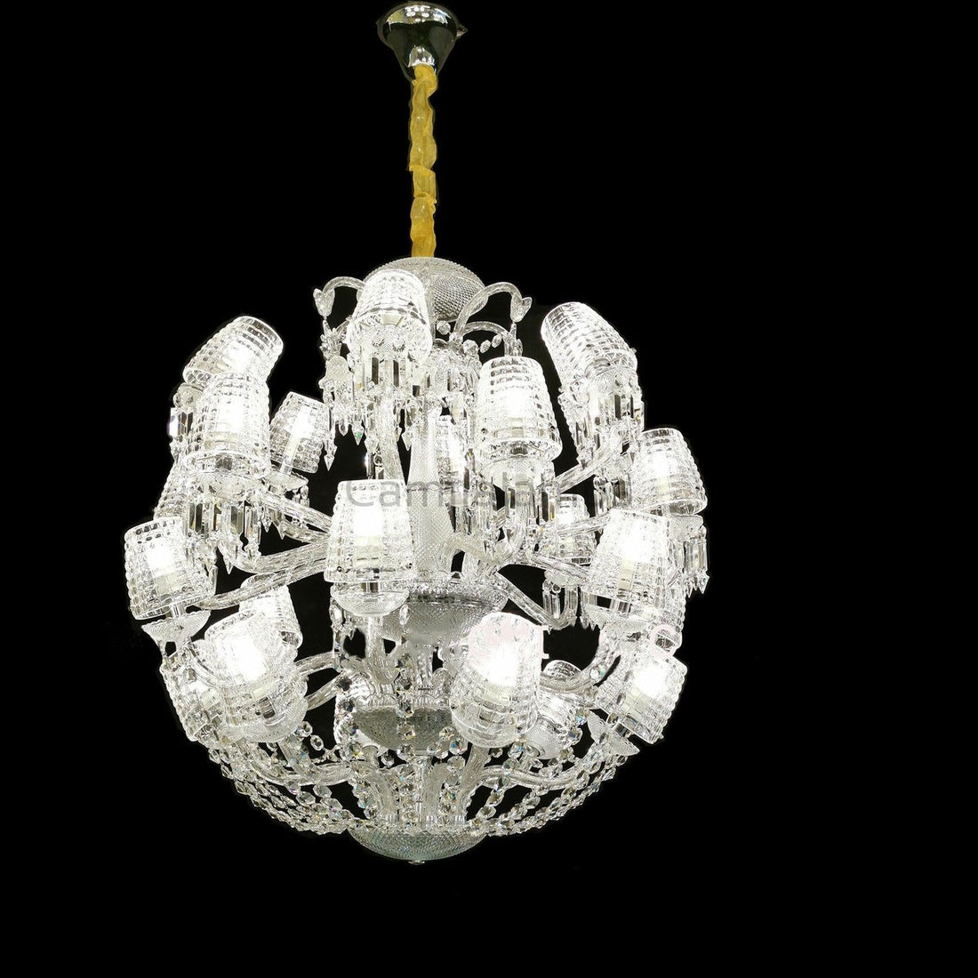 Ovid Sphere Classic K9 Crystal Luxury Chandelier 18 Lights - Camilalamps - Ca-10044