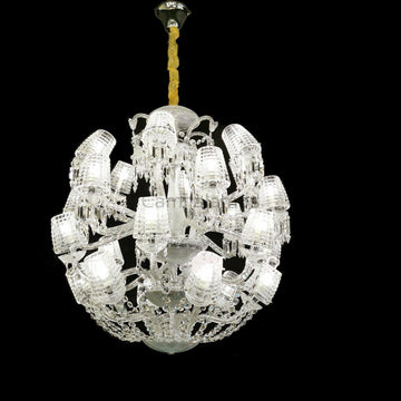 Ovid Sphere Classic K9 Crystal Luxury Chandelier 18 Lights - Camilalamps - Ca-10044