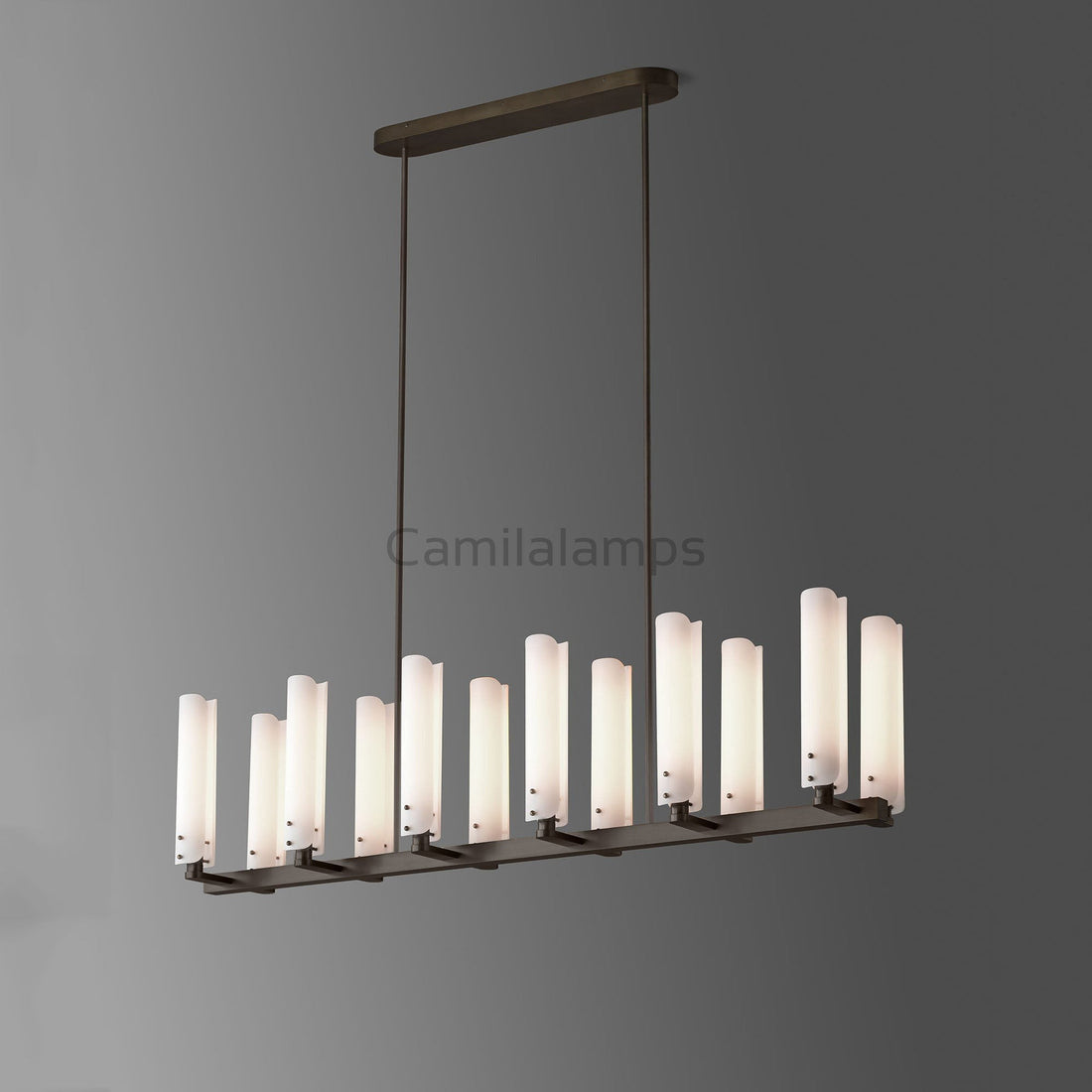 Palance Linear Chandelier 60" W - Camilalamps - Ca-1a-1452-11
