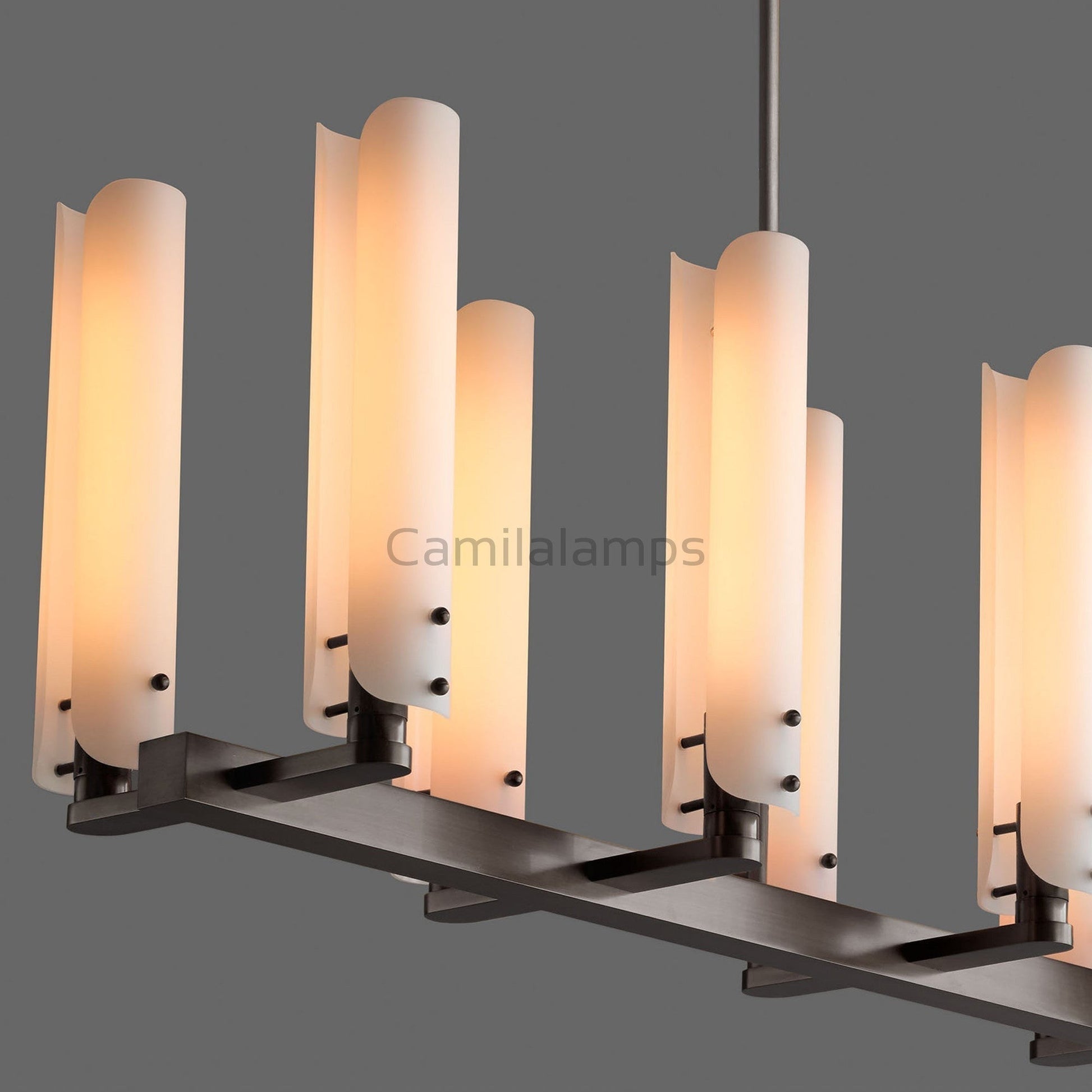 Palance Linear Chandelier 60" W - Camilalamps - Ca-1a-1452-12