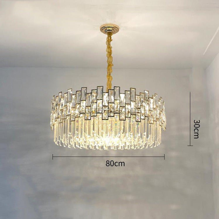 Palo clear Crystal Round Chandelier - Camilalamps - CA - A - 385