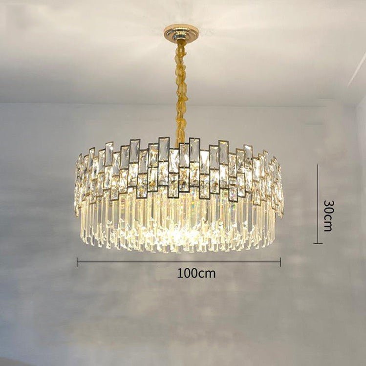 Palo clear Crystal Round Chandelier - Camilalamps - Ca-1a-1387