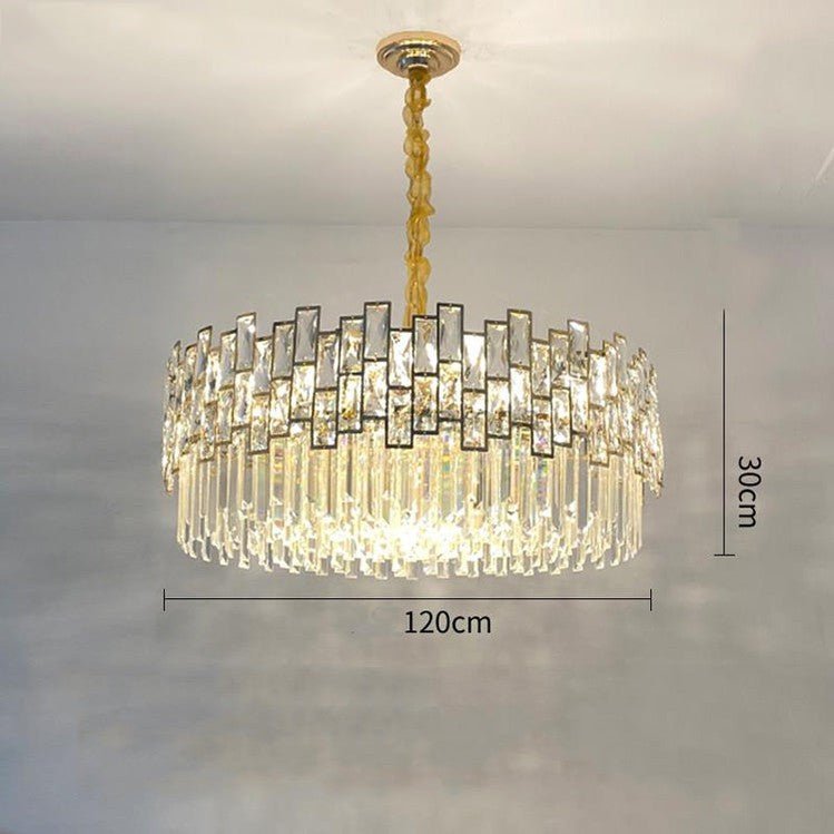 Palo clear Crystal Round Chandelier - Camilalamps - Ca-1a-1389