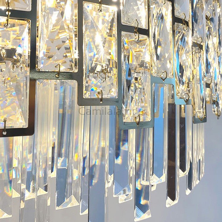 Palo clear Crystal Round Chandelier - Camilalamps - CA - A - 390