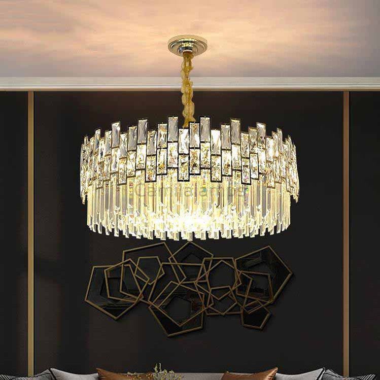 Palo clear Crystal Round Chandelier - Camilalamps - CA - A - 385