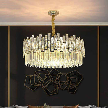 Palo clear Crystal Round Chandelier - Camilalamps - CA - A - 385