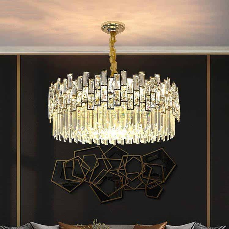 Palo clear Crystal Round Chandelier - Camilalamps - Ca-1a-1385