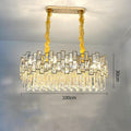 Palo clear Linear Chandelier for Kitchen Island - Camilalamps - CA - A - 391