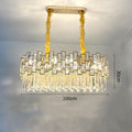 Palo clear Linear Chandelier for Kitchen Island - Camilalamps - Ca-1a-1391