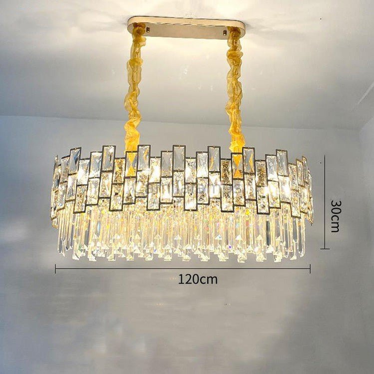 Palo clear Linear Chandelier for Kitchen Island - Camilalamps - Ca-1a-1393