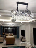 Palo clear Linear Chandelier for Kitchen Island - Camilalamps - Ca-1a-1394