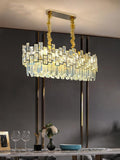 Palo clear Linear Chandelier for Kitchen Island - Camilalamps - Ca-1a-1394