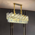 Palo clear Linear Chandelier for Kitchen Island - Camilalamps - Ca-1a-1391