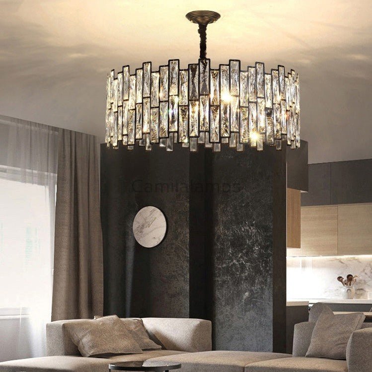 Palo Crystal Round Chandelier - Camilalamps - CA - A - 382