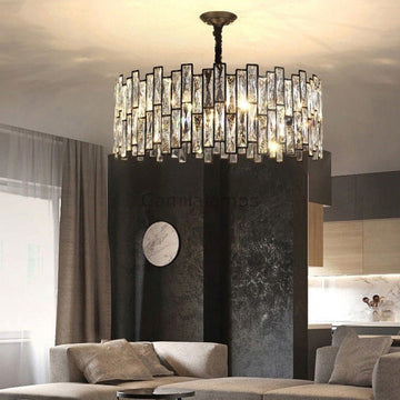 Palo Crystal Round Chandelier - Camilalamps - Ca-1a-1382