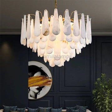 Pamela marble Modern Creative chandelier D32" - Camilalamps - PA - 1