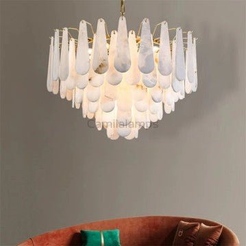 Pamela marble Modern Creative chandelier D32" - Camilalamps - Pa-11