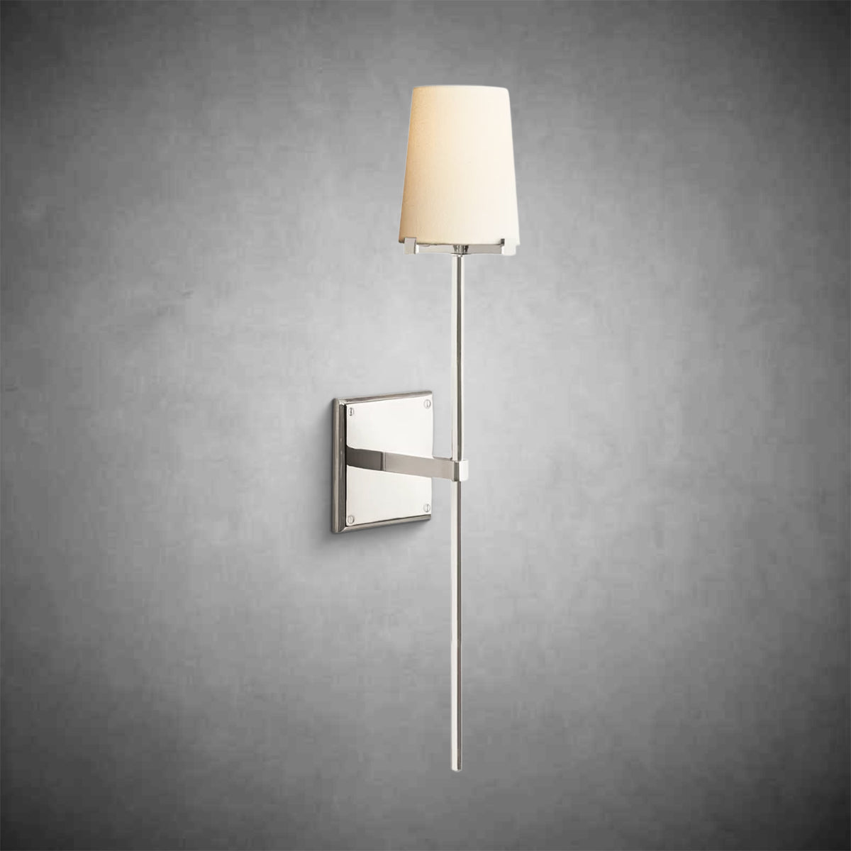 Paricia Fabric Shade Torch Sconce - Camilalamps - CAARHWS - 2561174