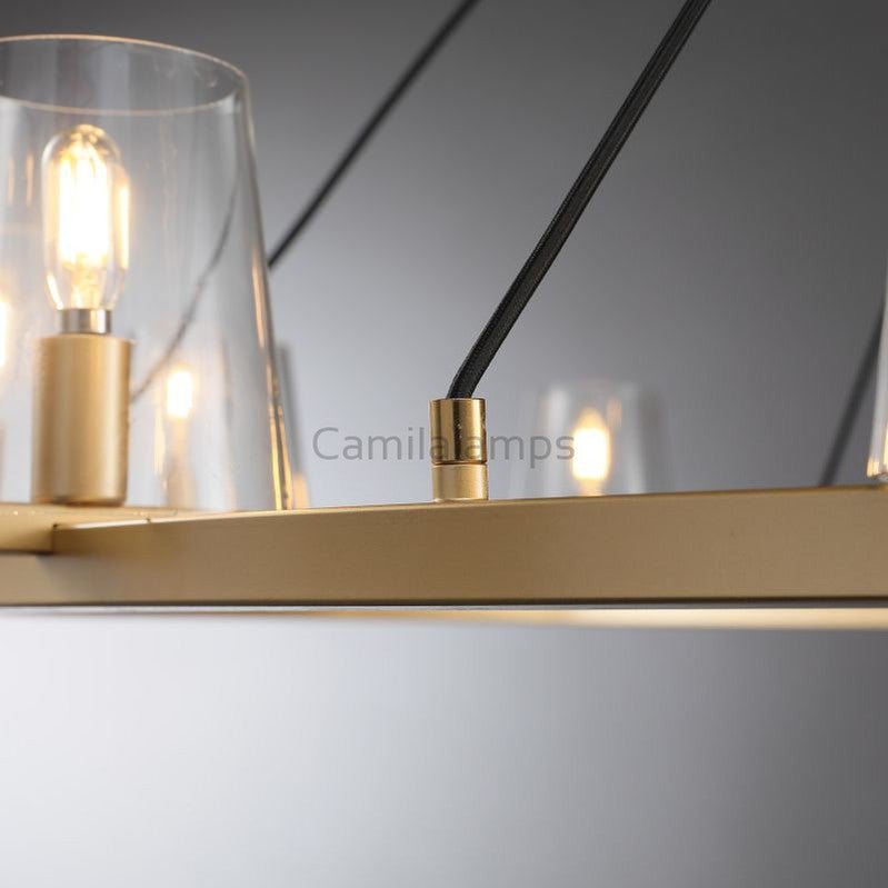 Paricia Glass Round Chandelier 36", 48", 60" - Camilalamps - CAM1608