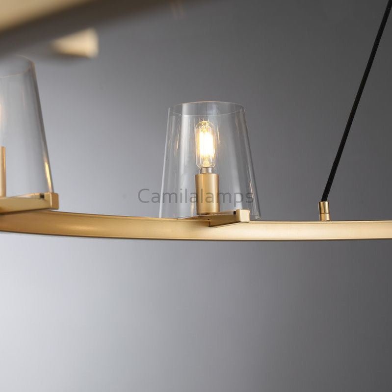 Paricia Glass Round Chandelier 36", 48", 60" - Camilalamps - CAM1608