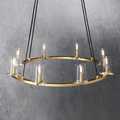 Pauillac Clear Glass Round Chandelier - Camilalamps - EDC-1