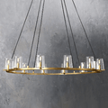 Pauillac Clear Glass Round Chandelier - Camilalamps - EDC-1
