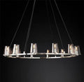 Pauillac Clear Glass Round Chandelier - Camilalamps - EDC-1