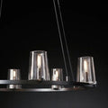 Pauillac Clear Glass Round Chandelier - Camilalamps - EDC-1