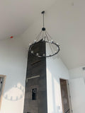 Pauillac Clear Glass Round Chandelier - Camilalamps - EDC-11
