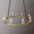 Pauillac Clear Glass Round Chandelier - Camilalamps - EDC-1