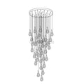 Peary multi - head brass chandelier - Camilalamps - Ca-1Peary-106