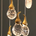 Peary multi - head brass chandelier - Camilalamps - CA - Peary - 01