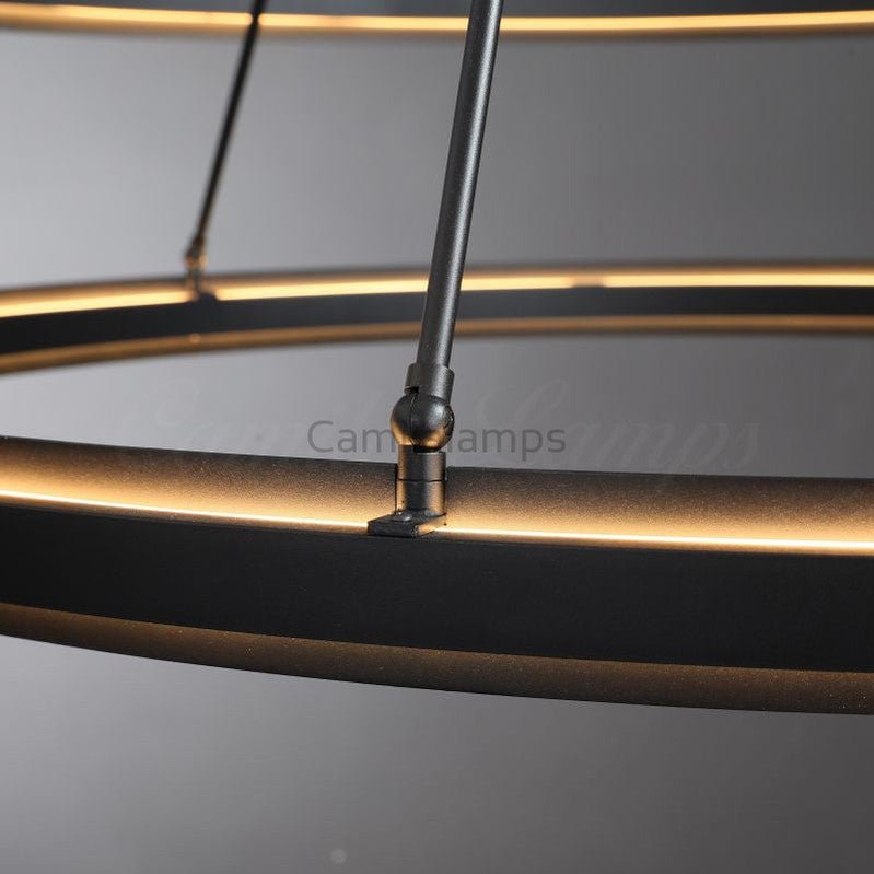 Peral Modern Black Upscale Chandelier - Camilalamps - CAM1190