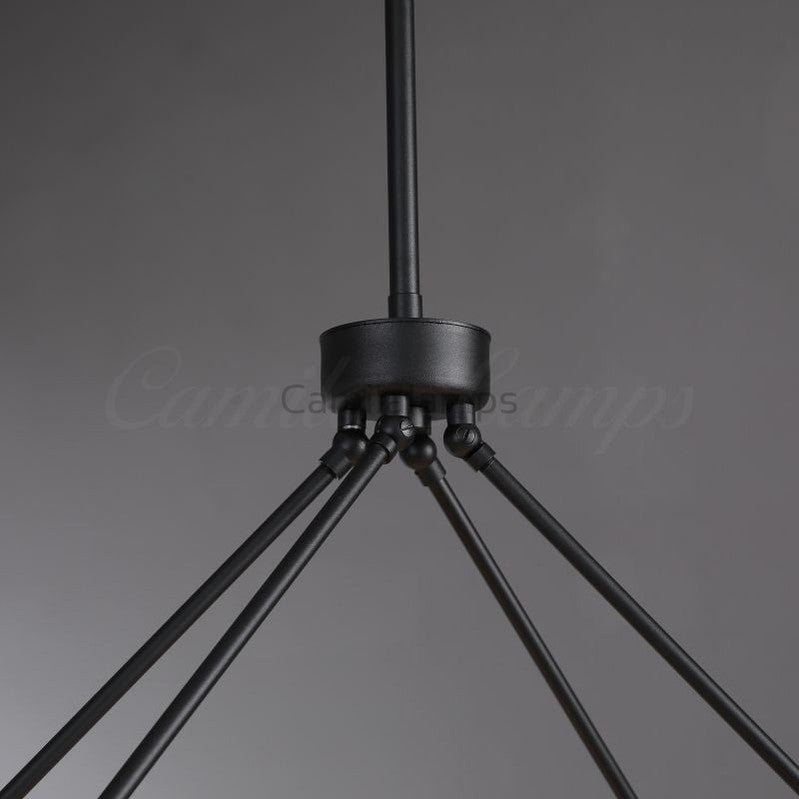Peral Modern Black Upscale Chandelier - Camilalamps - CAM1190