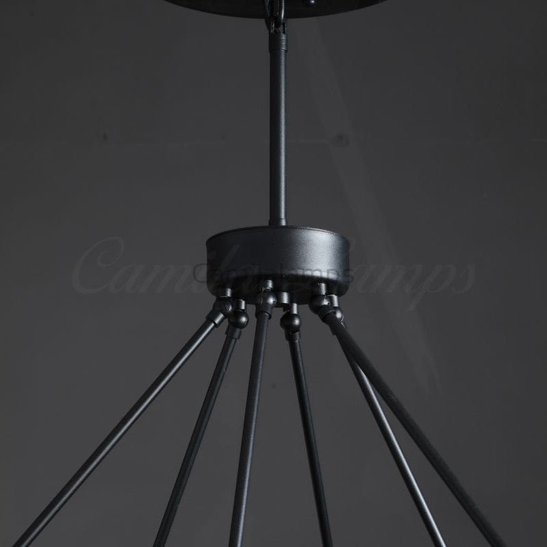 Peral Modern Black Upscale Chandelier - Camilalamps - CAM1190