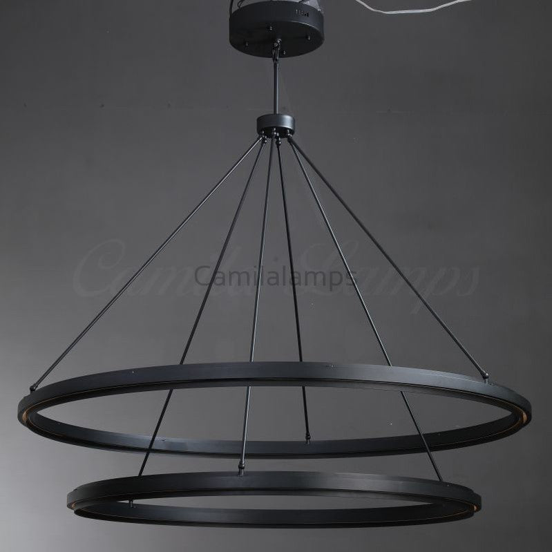 Peral Modern Black Upscale Chandelier - Camilalamps - CAM1190