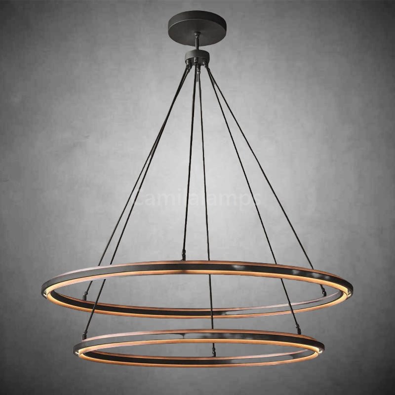 Peral Modern Black Upscale Chandelier - Camilalamps - CAM1186