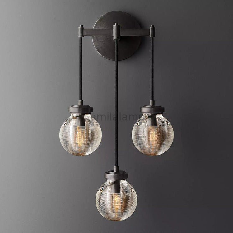 Perle Glass 3 - Head Wall Sonce - Camilalamps - CAA - 10039A5