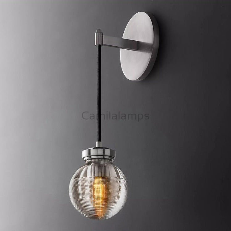 Perle Glass Wall Sconce 15“ - Camilalamps - CAA - 10040A0