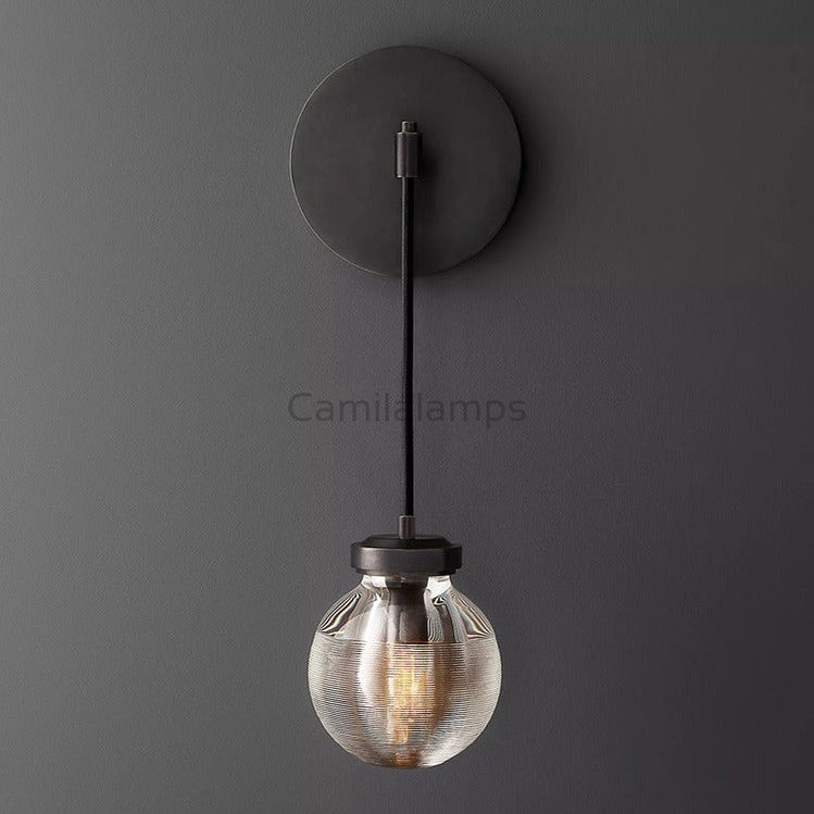 Perle Glass Wall Sconce 15“ - Camilalamps - CAA - 10040A0