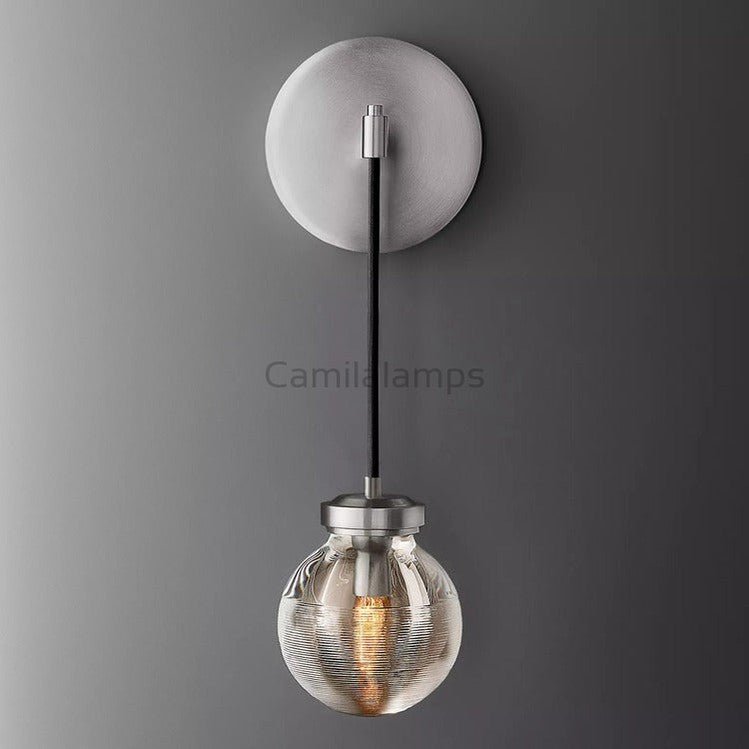 Perle Glass Wall Sconce 15“ - Camilalamps - CAA - 10040A0