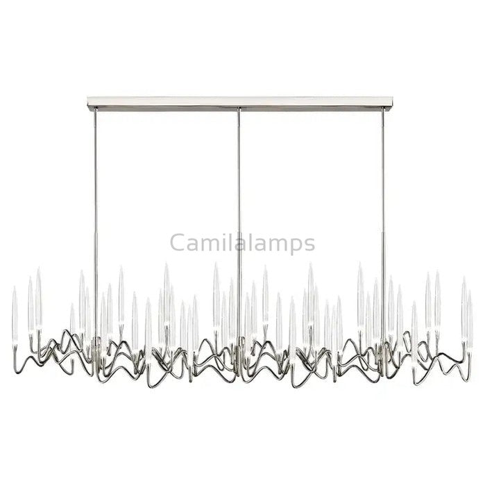 Pezzo Long Chandelier 40"W 59"W 78"W - Camilalamps - pez78-13