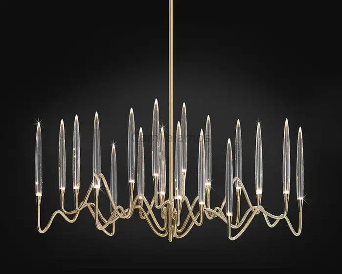 Pezzo Long Chandelier 40"W 59"W 78"W - Camilalamps - pez40 - 2