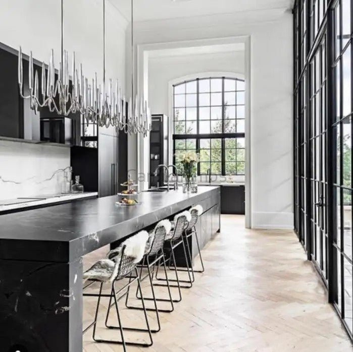 Pezzo Long Chandelier 40"W 59"W 78"W - Camilalamps - pez40 - 2
