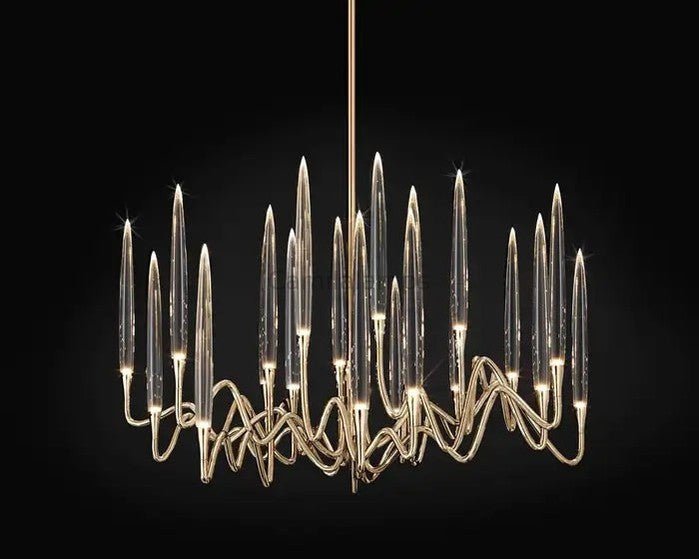 Pezzo Round Chandelier 23"W 33"W 47"W 55"W - Camilalamps - pez23 - 3