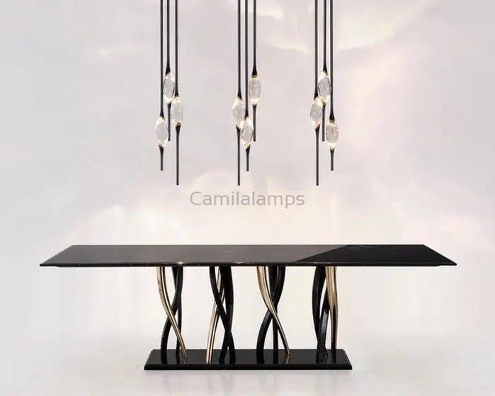 Pezzo Round Cluster Chandelier 7.9"W - Camilalamps - pez7 - 4