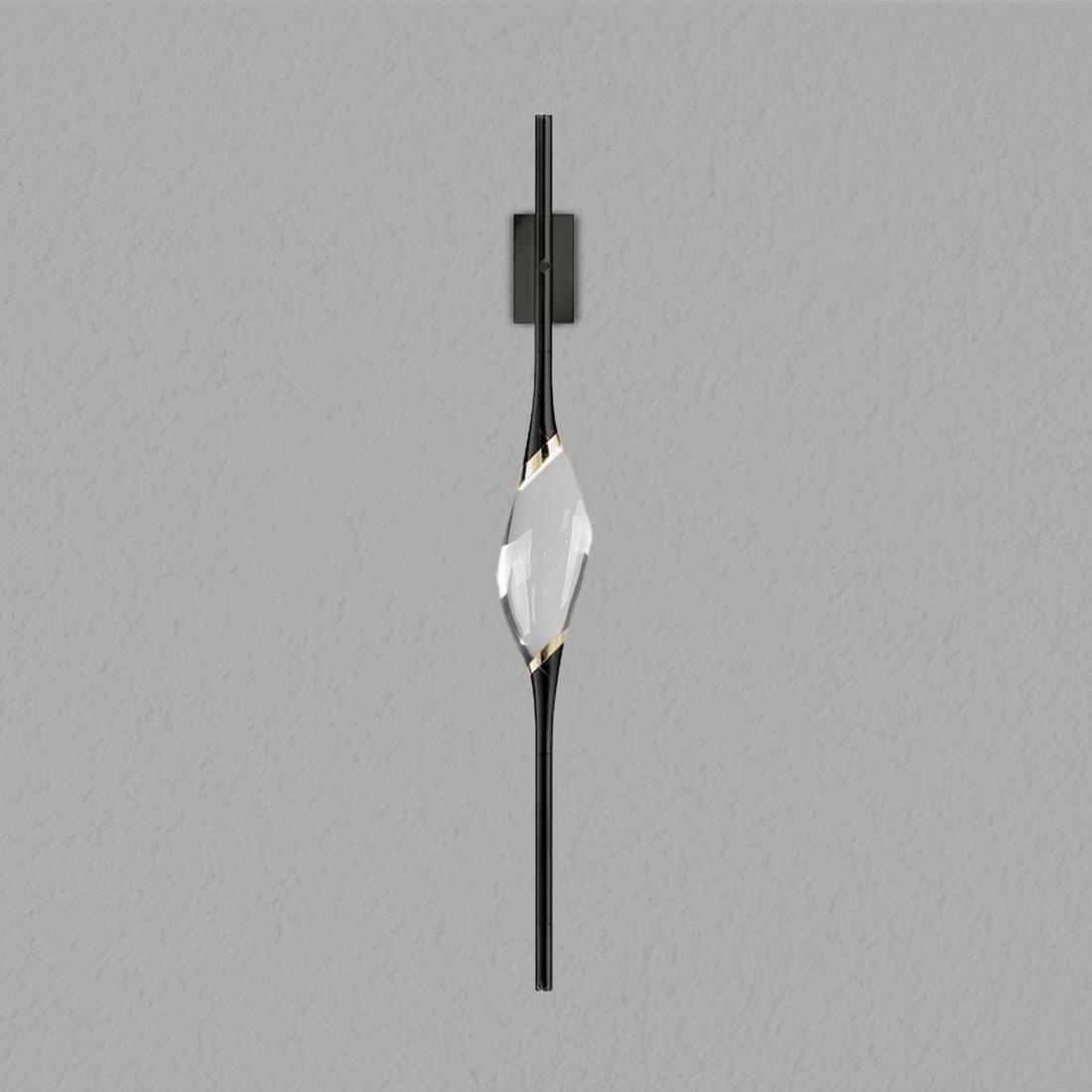 Pezzo Single Crystal Wall Sconce - Camilalamps - CAARHWS - 2562005